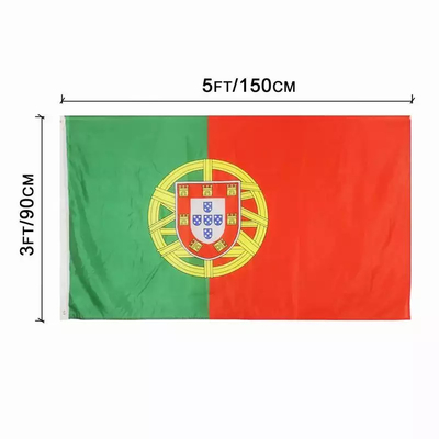 注文3X5 Ftの旗100%のポリエステル ポルトガルの国旗すべての国旗