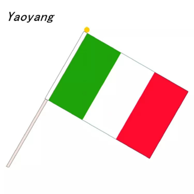 注文のロゴ小さい手の旗LGBTの旗のポータブル14x21cm/20x30cm/30x45cm