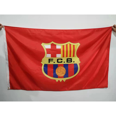 ワールド カップのサッカー クラブ旗90x150cmの昇華デジタル印刷