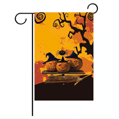 ばねの夏の秋の装飾的な庭の旗のPEの季節様式