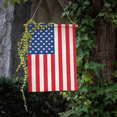 ポリエステル休日の屋外の装飾のための顧客用庭の旗