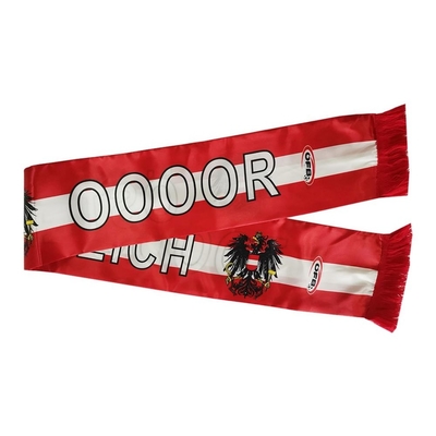 印刷されたパターンが付いている注文のサッカーのスカーフ100Dポリエステル スカーフ