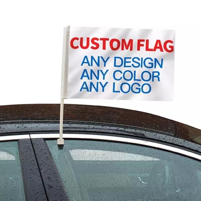 注文ポリエステル車の窓の装飾的な旗の注文のイギリス車の旗