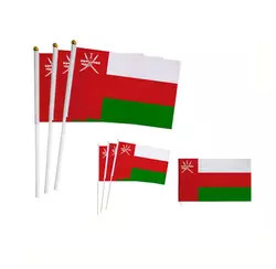 携帯用手持ち型の旗14x21cmすべての国注文手の旗