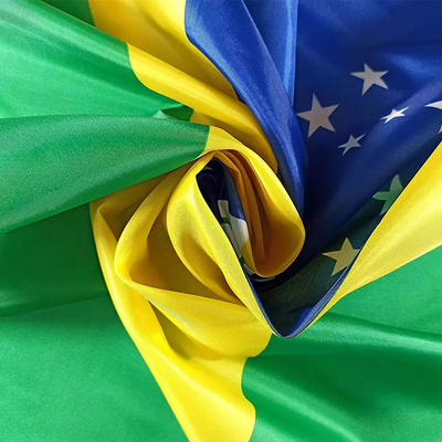3X5ftブラジルの国旗100%のポリエステル注文の国旗