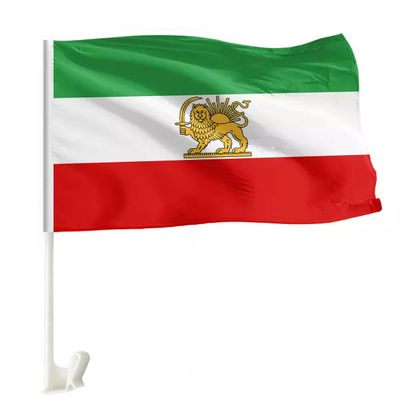 ポリエステル モロッコ車の旗の注文の国の昇華車の旗