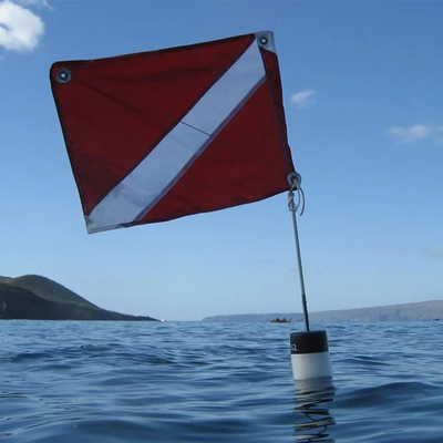 潜る速い配達良質のボート サイズの飛び込みの旗